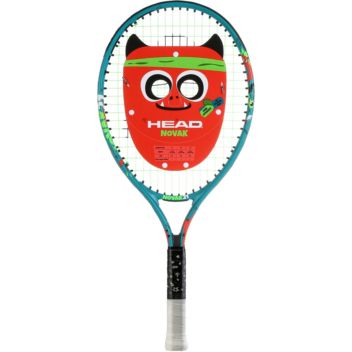 RAQUETTE HEAD JUNIOR NOVAK 21 1 RAQUETTE HEAD JUNIOR NOVAK 21