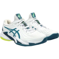 CHAUSSURES ASICS COURT FF TERRE BATTUE -Équipement De Tennis 1041a371 101 blanc 3