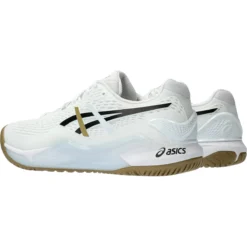 CHAUSSURES ASICS GEL-RESOLUTION 9 BOSS TOUTES SURFACES -Équipement De Tennis 1041a453 100 blanc 4
