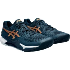 CHAUSSURES ASICS GEL-RESOLUTION 9 INJECTION TERRE BATTUE -Équipement De Tennis 1041a475 960 noir 3