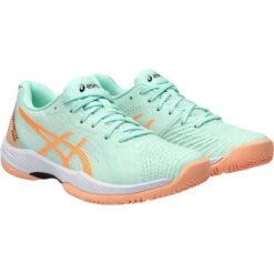 CHAUSSURES ASICS FEMME SOLUTION SWIFT FF PADEL -Équipement De Tennis 1042a204 300 vert 3