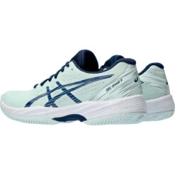 CHAUSSURES ASICS FEMME GEL-GAME 9 TERRE BATTUE -Équipement De Tennis 1042a217 300 vert 4