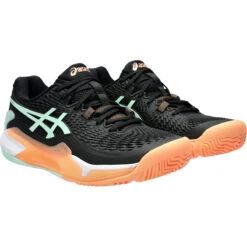 CHAUSSURES ASICS FEMME GEL-RESOLUTION 9 PADEL -Équipement De Tennis 1042a245 001 noir 3