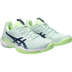 CHAUSSURES ASICS FEMME SOLUTION SPEED FF3 PARIS TERRE BATTUE -Équipement De Tennis 1042a248 300 vert 3