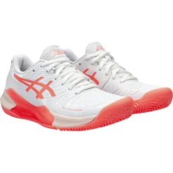 CHAUSSURES ASICS FEMME GEL-CHALLENGER 14 TERRE BATTUE -Équipement De Tennis 1042a254 101 blanc 3