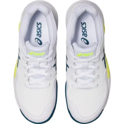 CHAUSSURES ASICS JUNIOR GEL RESOLUTION 9 TOUTES SURFACES -Équipement De Tennis 1044a067 102 blanc 7