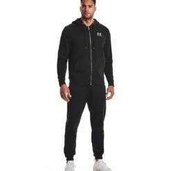 PANTALON UNDER ARMOUR ESSENTIAL FLEECE 8 PANTALON UNDER ARMOUR ESSENTIAL FLEECE -Équipement De Tennis 1373882 001 noir 3