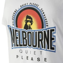 T-SHIRT QUIET PLEASE FEMME MELBOURNE SUNRISE -Équipement De Tennis 19 4436 blanc 3