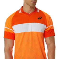 POLO ASICS MATCH MELBOURNE -Équipement De Tennis 2041a283 800 orange 5