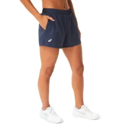 SHORT ASICS FEMME COURT -Équipement De Tennis 2042a267 400 marine 3
