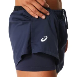 SHORT ASICS FEMME COURT -Équipement De Tennis 2042a267 400 marine 7