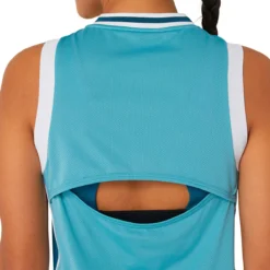 DEBARDEUR ASICS FEMME MATCH NEW-YORK -Équipement De Tennis 2042a277 405 bleu 4