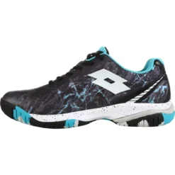 CHAUSSURES LOTTO SUPERRAPIDA 200 IV PADEL/TERRE BATTUE -Équipement De Tennis 219000 a01 noir 2
