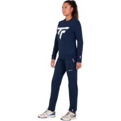 SWEAT TECNIFIBRE FEMME FLEECE -Équipement De Tennis 21wflswea marine 2