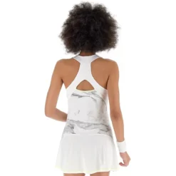 ROBE LOTTO FEMME TECH II - D1 MELBOURNE -Équipement De Tennis 220437 0f1 blanc 2