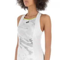 ROBE LOTTO FEMME TECH II - D1 MELBOURNE -Équipement De Tennis 220437 0f1 blanc 3