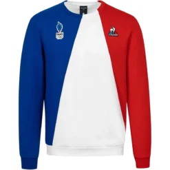 SWEAT LE COQ SPORTIFJUNIOR N1 CREW JO -Équipement De Tennis 2210095 blanc 4