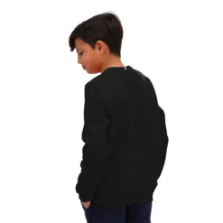 SWEAT LE COQ SPORTIF JUNIOR ESSENTIELS CREW PRINTEMPS/ETE -Équipement De Tennis 2210483 noir 2