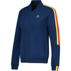 SWEAT LE COQ SPORTIF FEMME FULL ZIP SAISON -Équipement De Tennis 2310038 marine 4