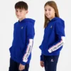 SWEAT LE COQ SPORTIF A CAPUCHE JUNIOR TRICOLORE