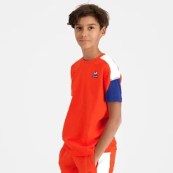 T-SHIRT LE COQ SPORTIF JUNIOR SAISON N1 -Équipement De Tennis 2310049 orange 4