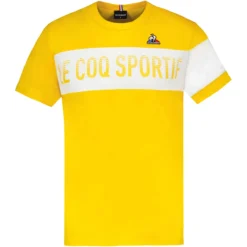 T-SHIRT LE COQ SPORTIF MODELE 1 -Équipement De Tennis 2310359 jaune 3