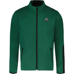 SWEAT LE COQ SPORTIF FULL ZIP TECHNIQUE -Équipement De Tennis 2310475 vert 3