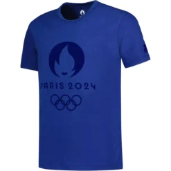 T-SHIRT LE COQ SPORTIF JUNIOR PARIS 2024 GRAPHIQUE 15 T-SHIRT LE COQ SPORTIF JUNIOR PARIS 2024 GRAPHIQUE -Équipement De Tennis 2410390 marine 8