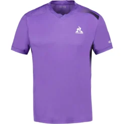 T-SHIRT LE COQ SPORTIF TENNIS PRO MELBOURNE DAY / MIAMI -Équipement De Tennis 2410515 violet 3