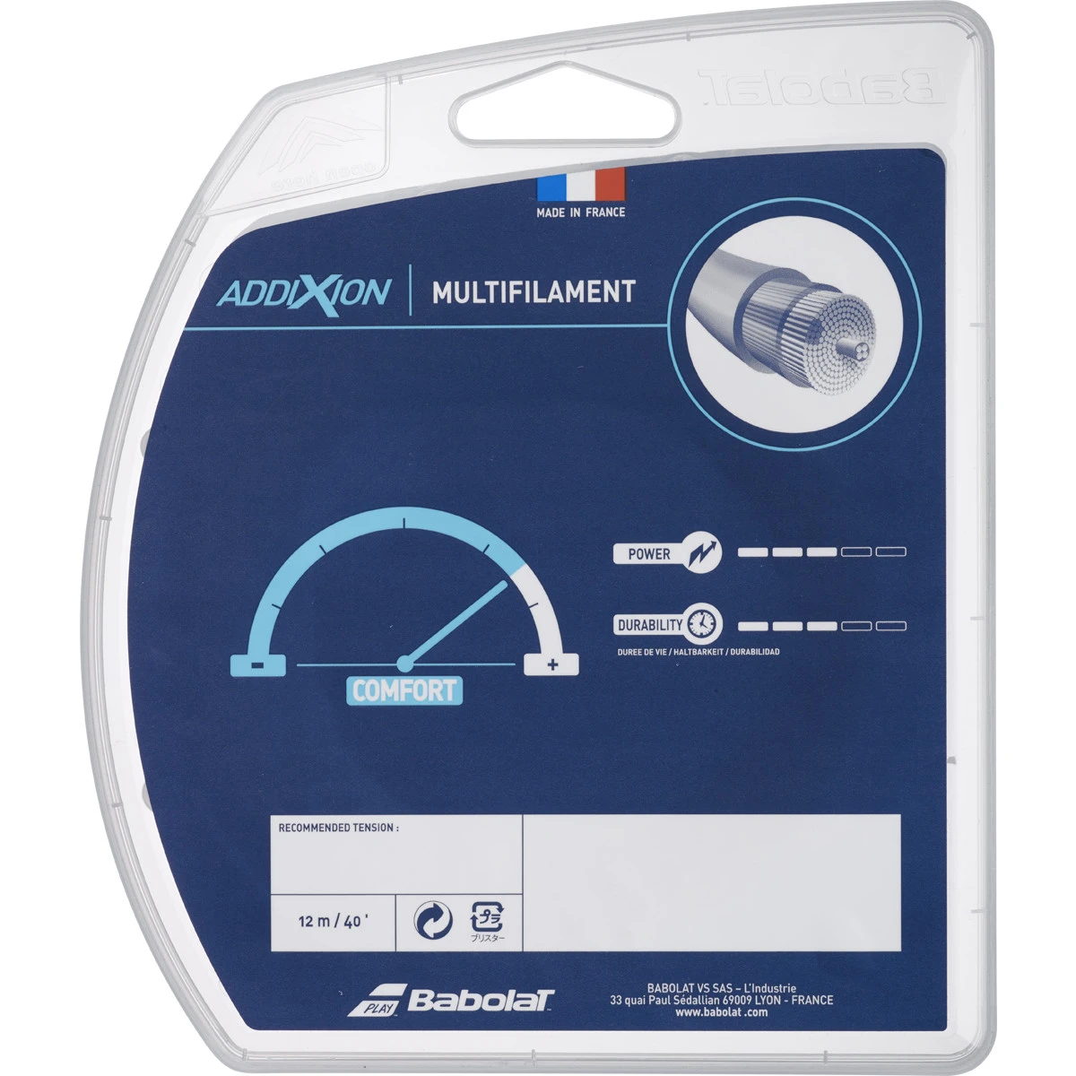 Cordage Babolat Addiction 2 Cordage Babolat Addiction – Image 2
