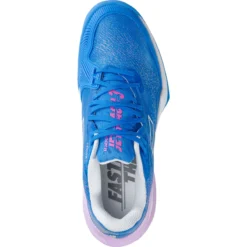 CHAUSSURES BABOLAT FEMME JET MACH 3 TERRE BATTUE -Équipement De Tennis 31s23685 4106 bleu 4
