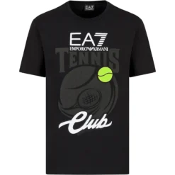 T-SHIRT EA7 TRAINING CASUAL SPORTY TENNIS -Équipement De Tennis 3rpt45 1200 noir 3
