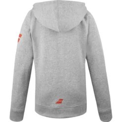 SWEAT BABOLAT JUNIOR MIXTE EXERCISE A CAPUCHE -Équipement De Tennis 4jp2121 3002 gris 3