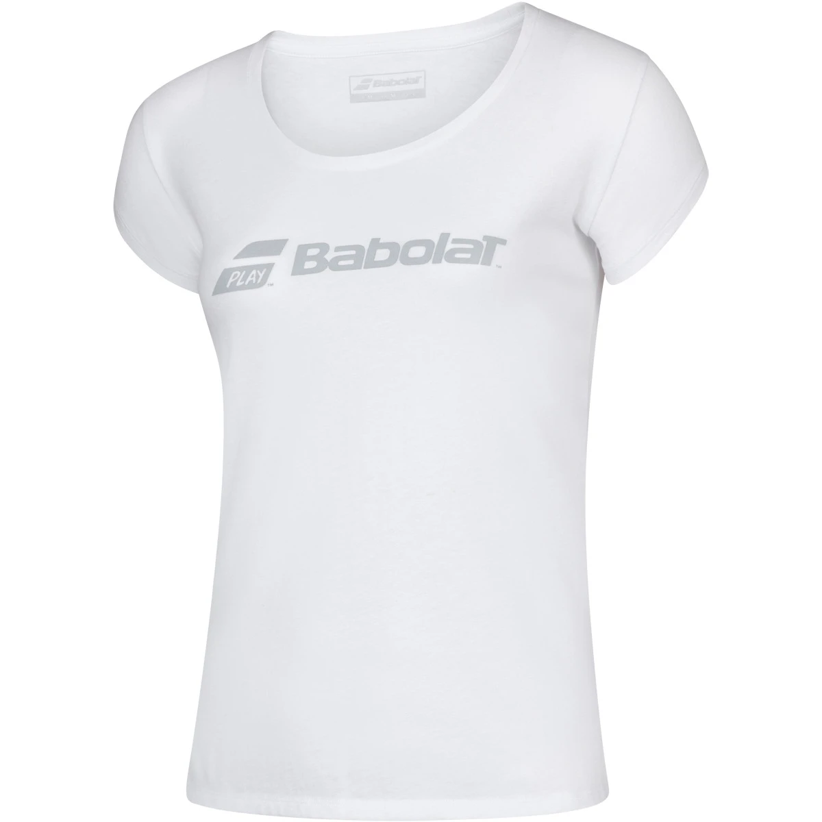 Tee-Shirt Babolat Femme Exercice Blanc 1 Tee-Shirt Babolat Femme Exercice Blanc
