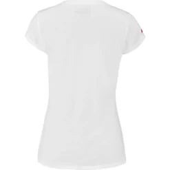 T-SHIRT BABOLAT FEMME EXERCISE MESSAGE -Équipement De Tennis 4ws23445 1000 blanc 3