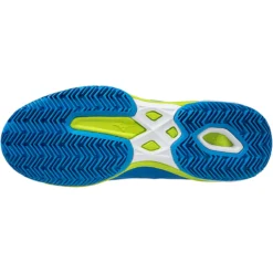 CHAUSSURES PADEL MIZUNO WAVE EXCEED LIGHT TERRE BATTUE -Équipement De Tennis 61gb2222 27 bleu 3