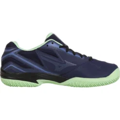 CHAUSSURES MIZUNO BREAK SHOT 4 PADEL/TERRE BATTUE -Équipement De Tennis 61gb2335 67 bleu 2