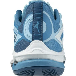 CHAUSSURES MIZUNO FEMME WAVE EXCEED TOUR 6 TERRE BATTUE 7 CHAUSSURES MIZUNO FEMME WAVE EXCEED TOUR 6 TERRE BATTUE -Équipement De Tennis 61gc2475 25 bleu 3