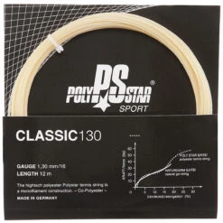 Cordage Polystar Classic Naturel -Équipement De Tennis CLASCOR NATUREL 1 1
