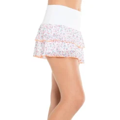 JUPE LUCKY IN LOVE JUNIOR BLOSSOM MESH LIBERTY IN LOVE 6 JUPE LUCKY IN LOVE JUNIOR BLOSSOM MESH LIBERTY IN LOVE -Équipement De Tennis b80 r16110 blanc 2