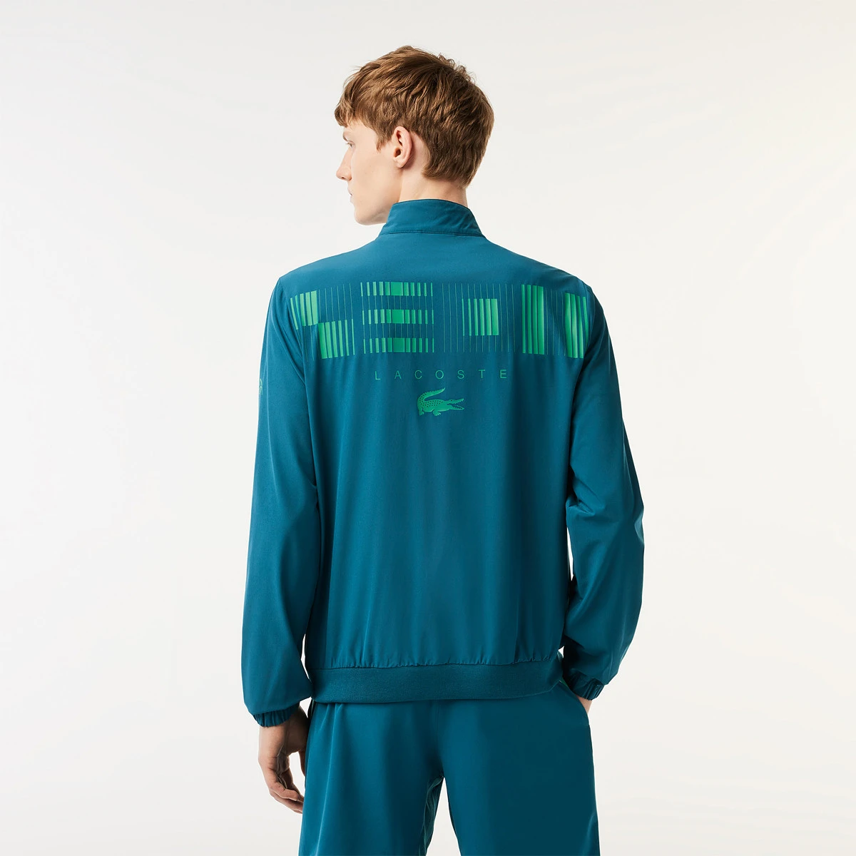 VESTE LACOSTE A COL FULL ZIP DJOKOVIC VERSION FAN EUROPE 2 VESTE LACOSTE A COL FULL ZIP DJOKOVIC VERSION FAN EUROPE – Image 2