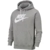 Sweat à Capuche Nike Sportswear Club Gris