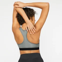 Brassière Nike Femme Swoosh 5 Brassière Nike Femme Swoosh -Équipement De Tennis bv3900 084 anthracite 3