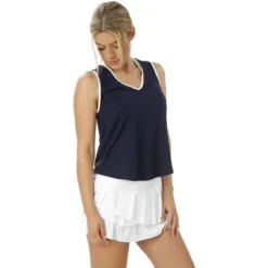 JUPE LUCKY IN LOVE FEMME WAVY PLEAT TIER ESSENTIAL -Équipement De Tennis cb425 110 blanc 2