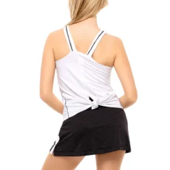 DEBARDEUR LUCKY IN LOVE FEMME COLOR BLACK TIE BACK -Équipement De Tennis ct752 g65110 blanc 3