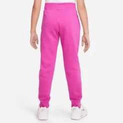 PANTALON NIKE JUNIOR FILLE SPORTSWEAR CLUB FLEECE -Équipement De Tennis dc7207 623 rose 2