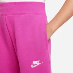 PANTALON NIKE JUNIOR FILLE SPORTSWEAR CLUB FLEECE -Équipement De Tennis dc7207 623 rose 3