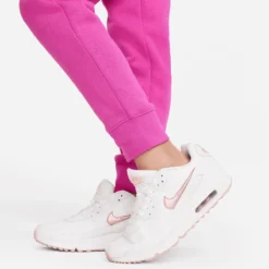 PANTALON NIKE JUNIOR FILLE SPORTSWEAR CLUB FLEECE -Équipement De Tennis dc7207 623 rose 5
