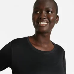 T-SHIRT NIKE FEMME THERMA FIT ONE MANCHES LONGUES 6 T-SHIRT NIKE FEMME THERMA FIT ONE MANCHES LONGUES -Équipement De Tennis dd4927 010 noir 3