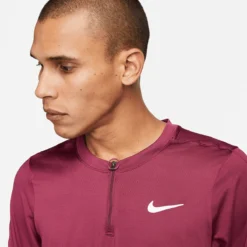 T-SHIRT NIKE COURT DRI FIT ADVANTAGE MANCHES LONGUES INDIAN WELLS/MIAMI -Équipement De Tennis dd8370 653 bordeaux 3